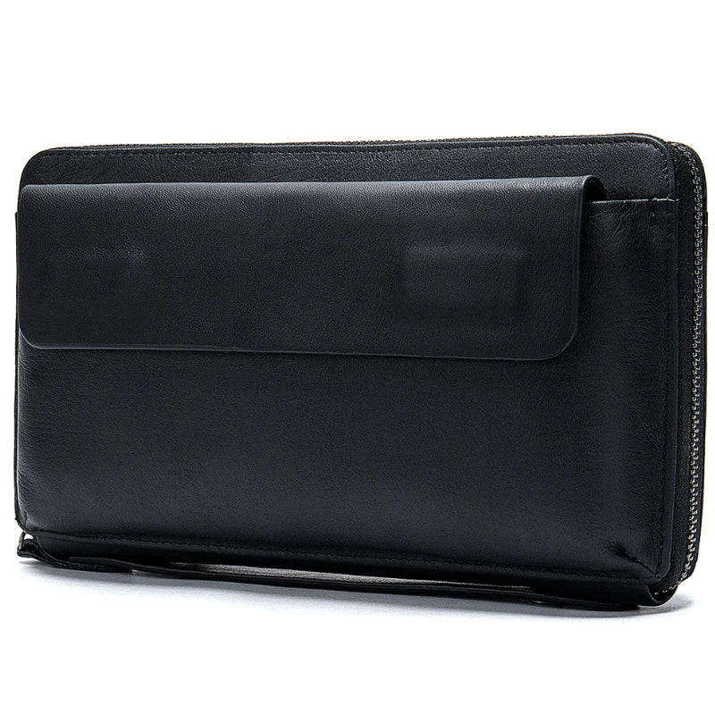 long wallet leather business