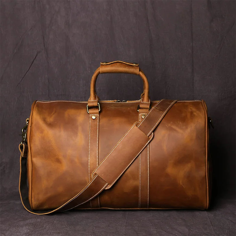 Leather Travel Crossbody Bag