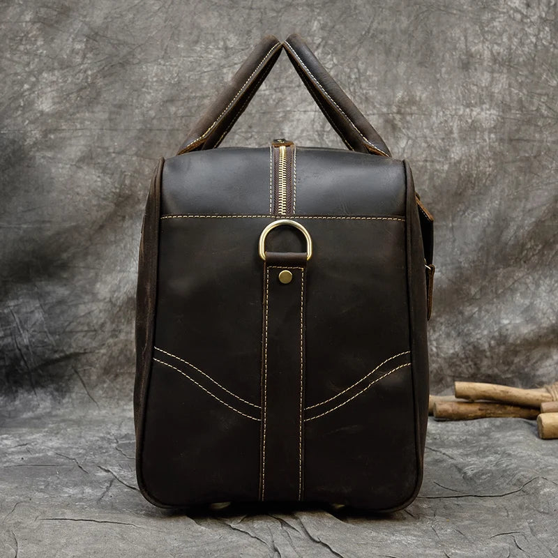 Genuine Leather Travel Duffel