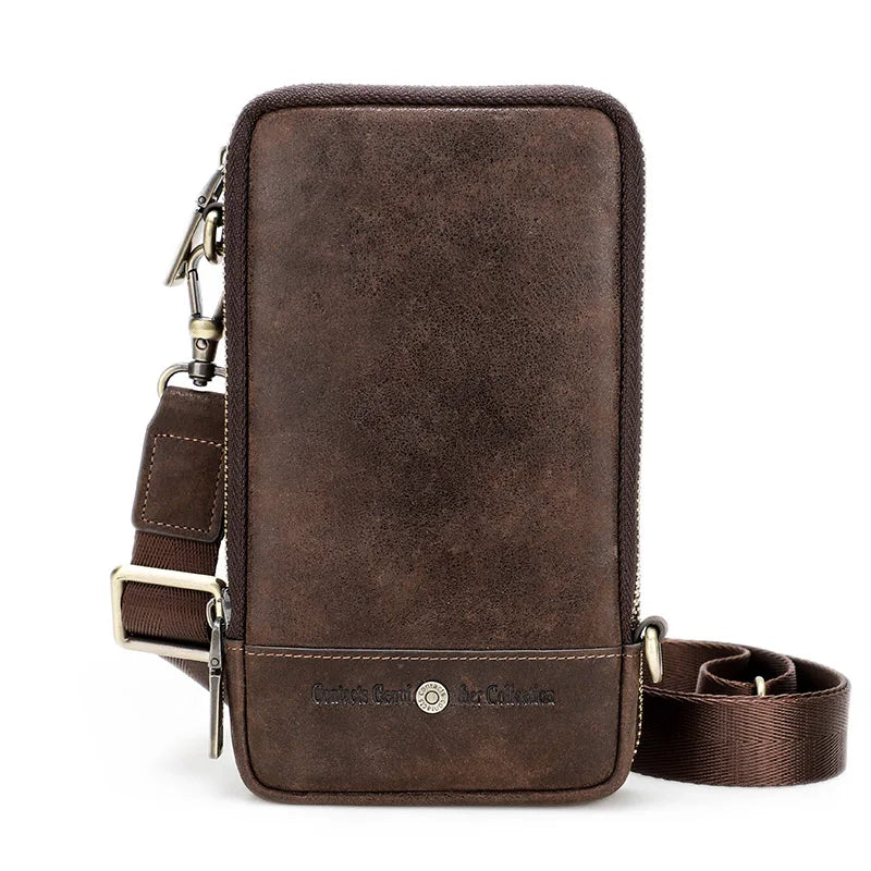 Men’s Leather Crossbody Bag