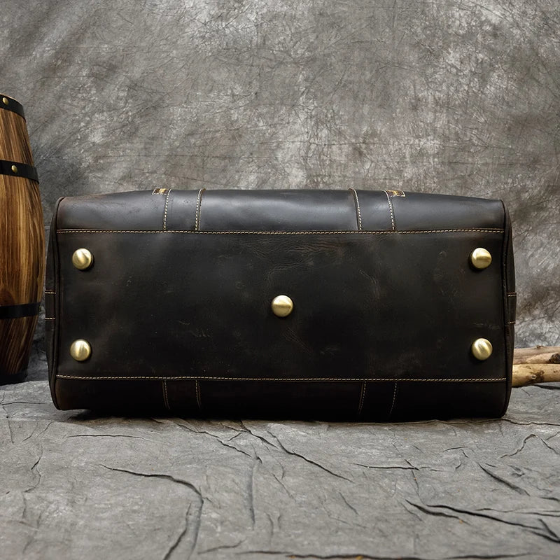 Genuine Leather Travel Duffel