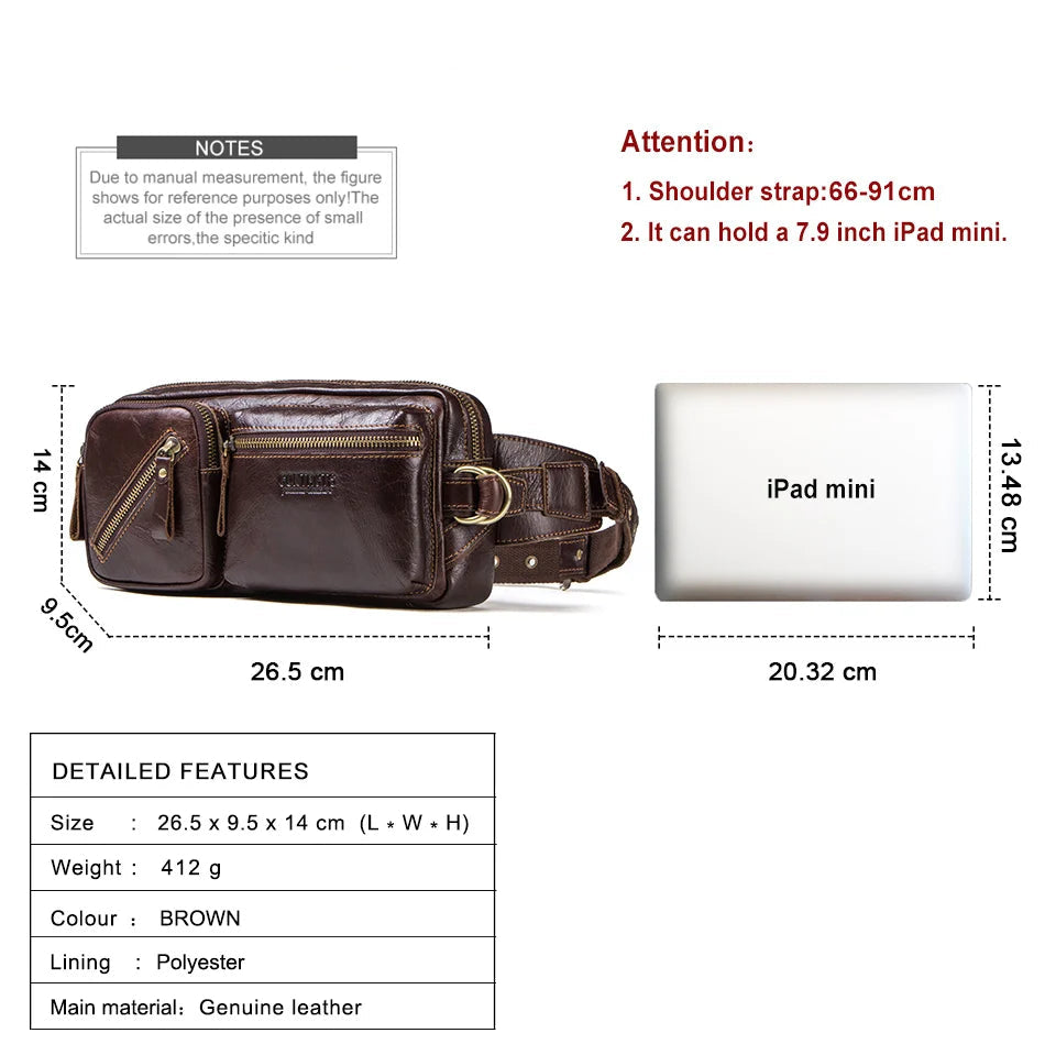 Sovereign Leather Waist Bag