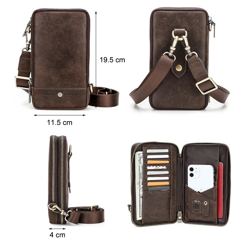 Men’s Leather Crossbody Bag