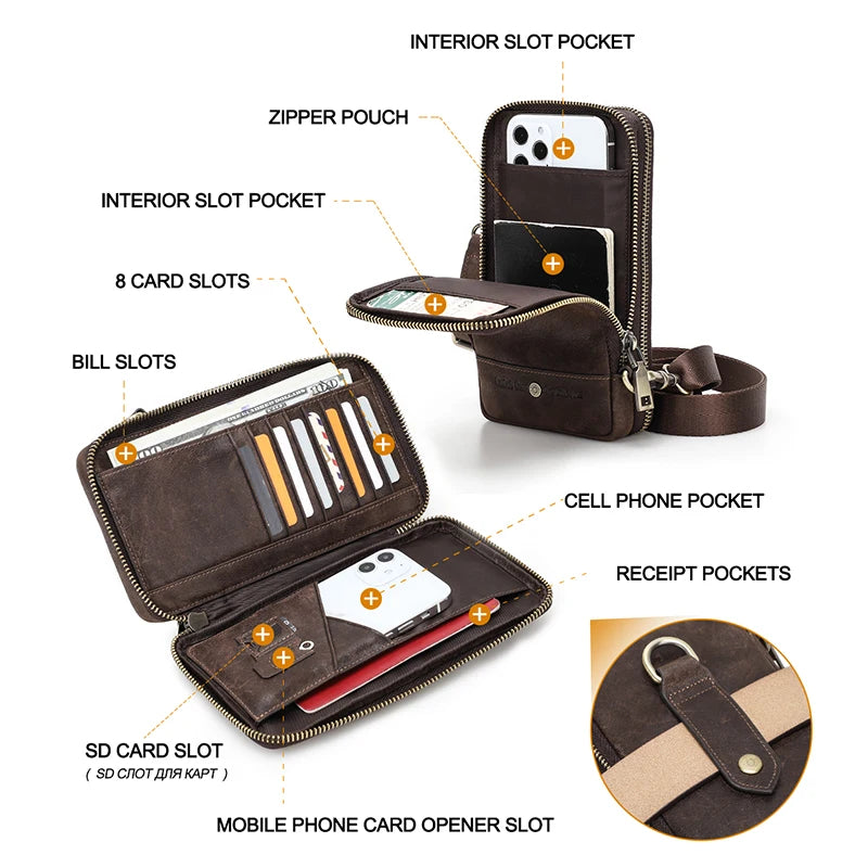 Men’s Leather Crossbody Bag