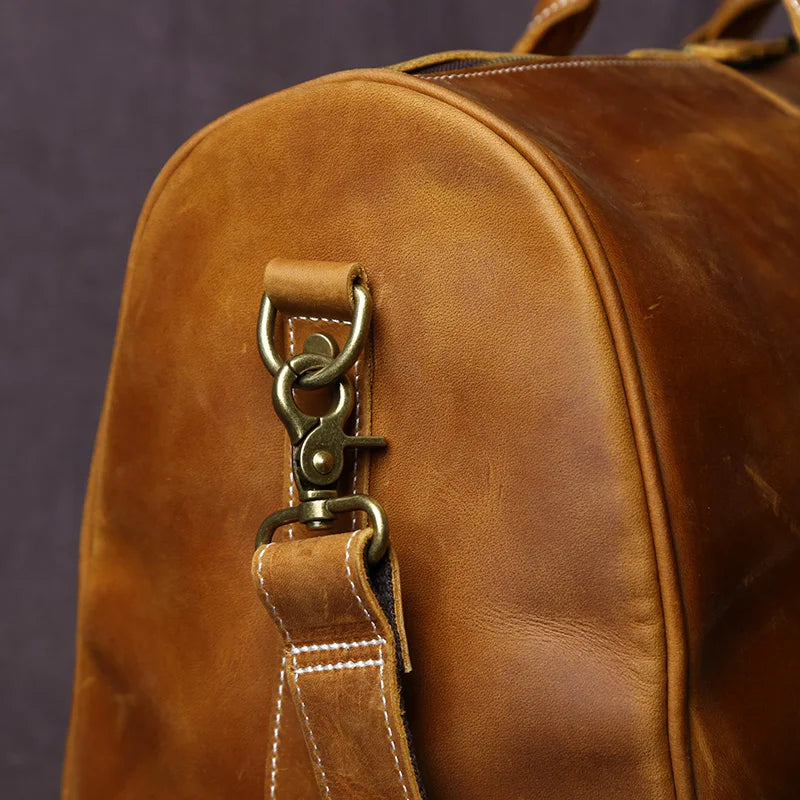 Leather Travel Crossbody Bag