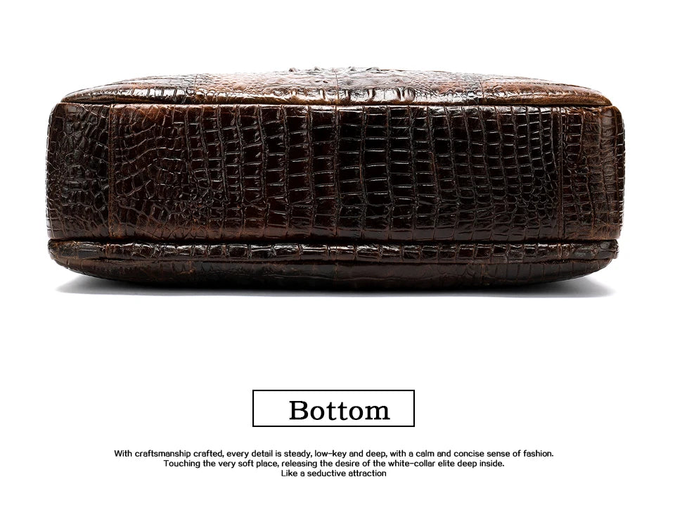 Croco Briefcase