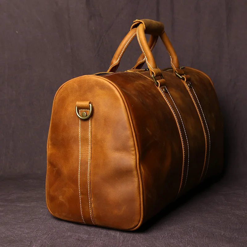 Leather Travel Crossbody Bag