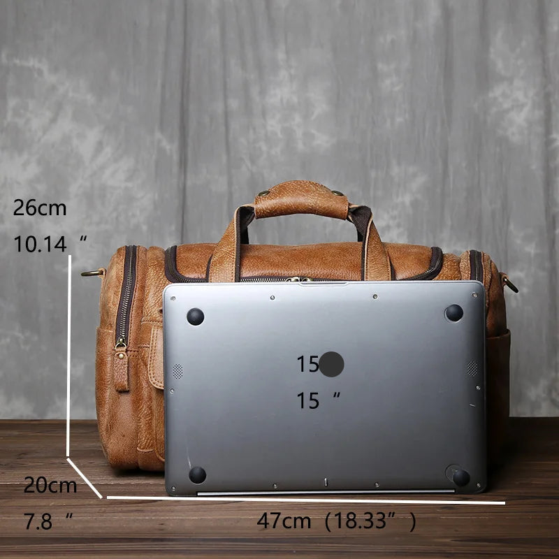 Leather Suitcase Onix