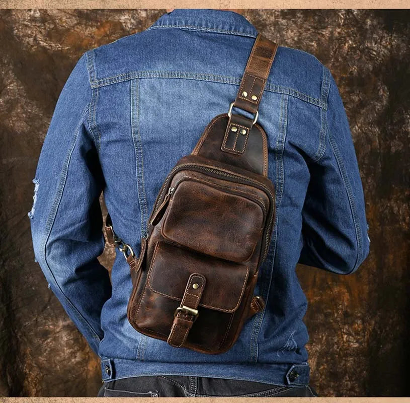 Leather Crossbody Bag Vintage