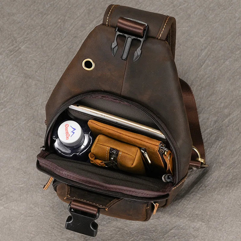 Leather Crossbody Bag Voga