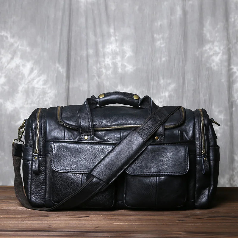 Retro Leather Travel Bag
