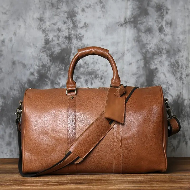 Leather Travel Crossbody Bag