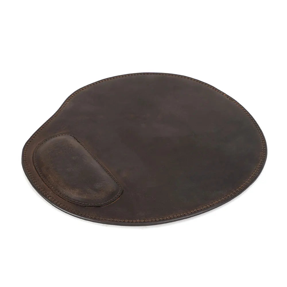 Ergonomic Leather Mouse Mat with Comfortable Wrist Support