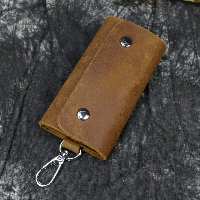 Vintage Leather Keychain