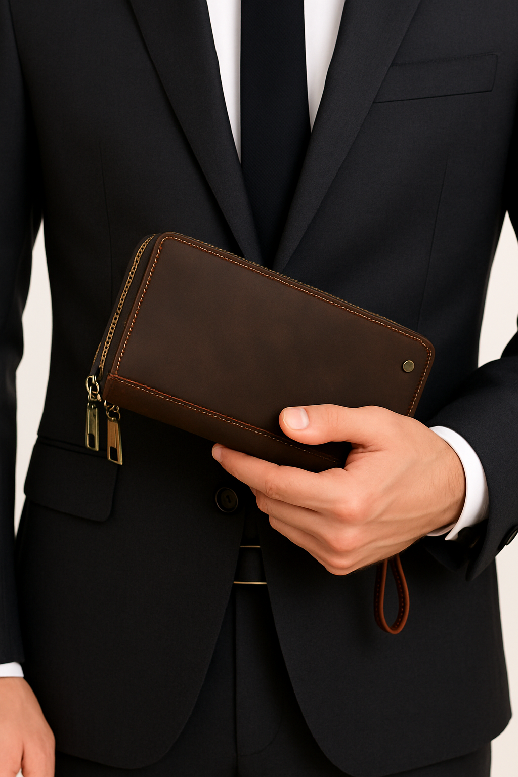 Leather Clutch Wallet