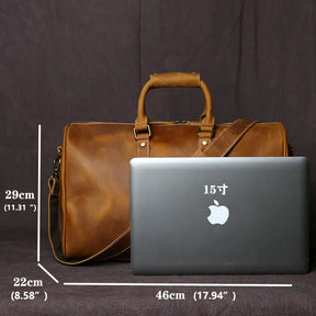 Leather Travel Crossbody Bag