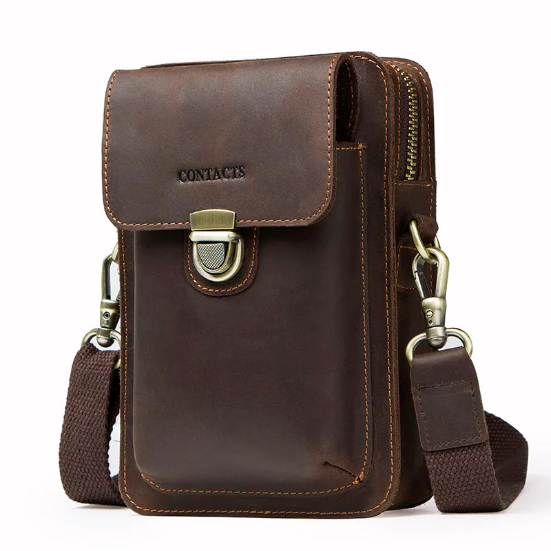 Leather Shoulder Bag Vulcan