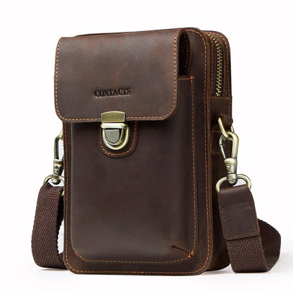 Leather Shoulder Bag Vulcan