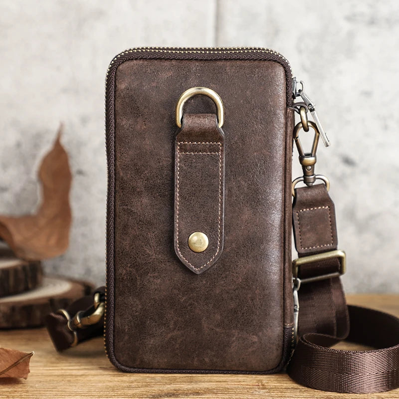 Men’s Leather Crossbody Bag
