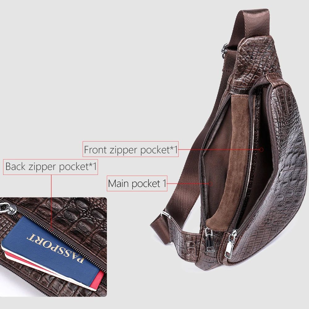 Leather Crossbody Bag Raptor