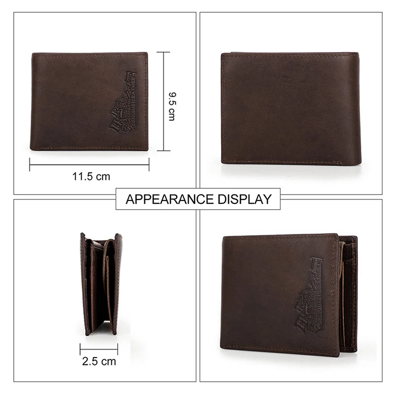 Men’s Bifold Wallet with RFID Protection