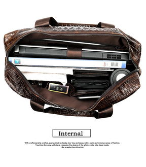 Croco Briefcase