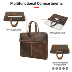 Executive Leather Brief