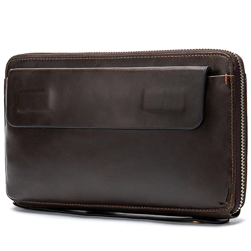 Leather Wallets Long Business