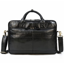Leather Men Briefcase Vintage Business