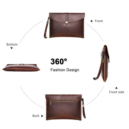 Leather Wallets Atlas Clutch