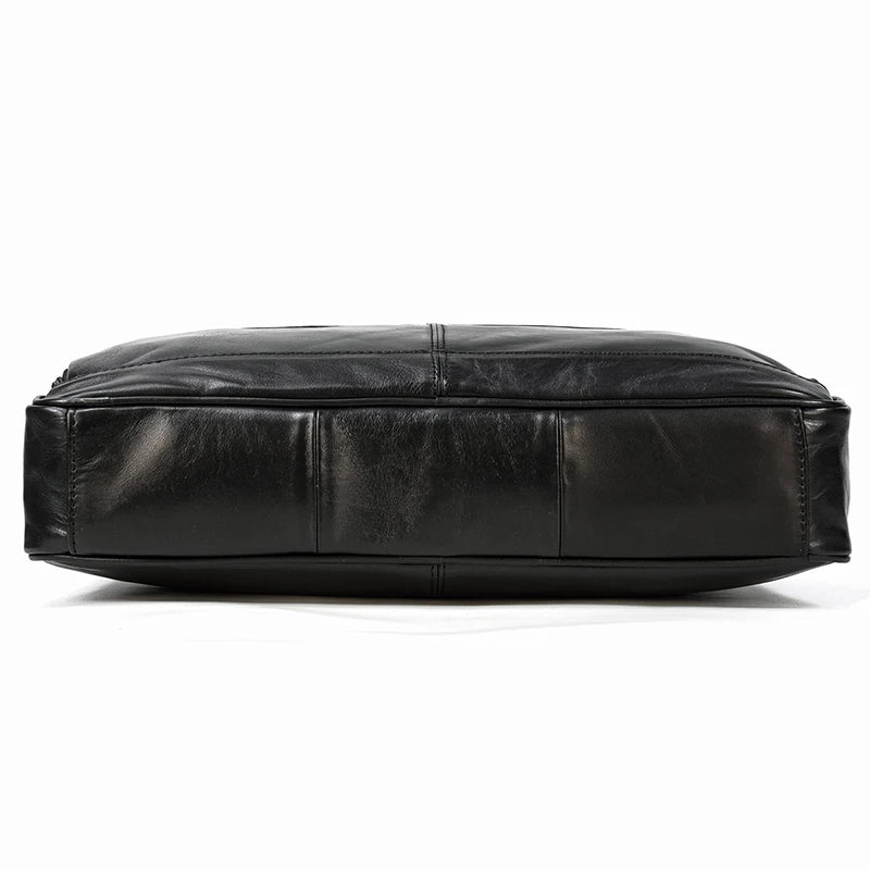Leather Men Briefcase Vintage Business