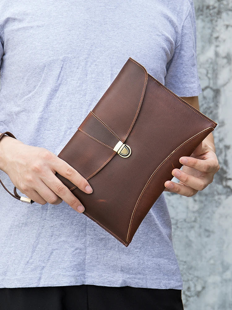 Leather Wallets Atlas Clutch