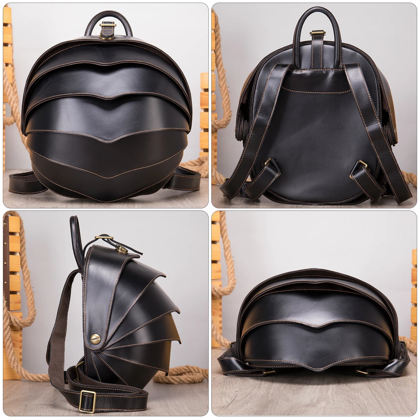 Leather Backpack Luna