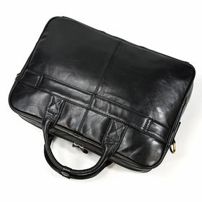Leather Men Briefcase Vintage Business