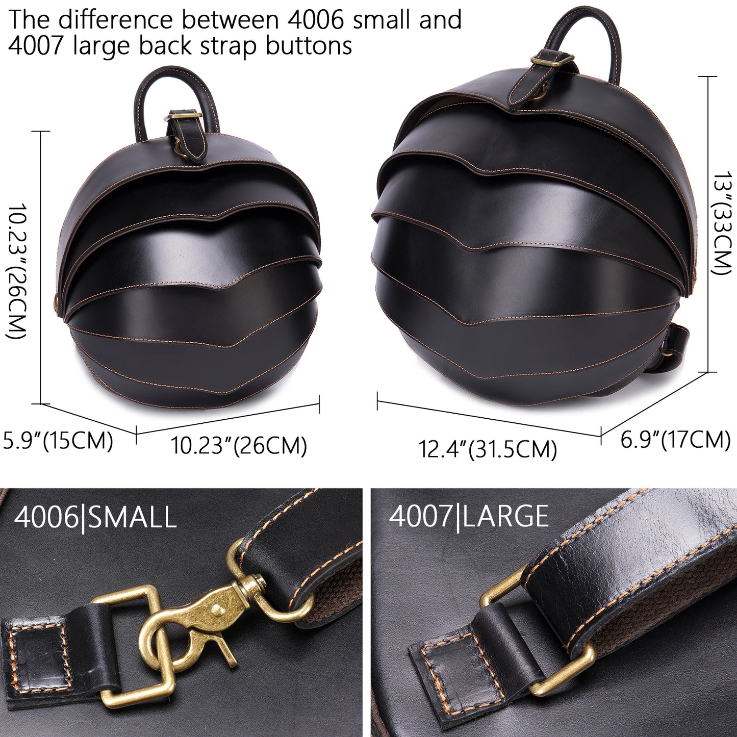 Leather Backpack Luna