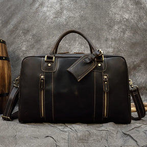 Genuine Leather Travel Duffel