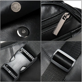 Raven Leather Waist Bag