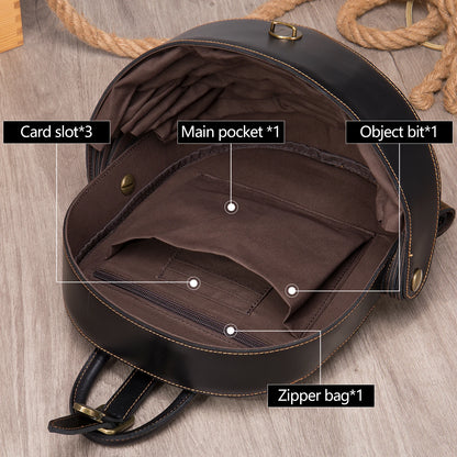 Leather Backpack Luna