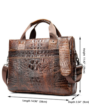 Croco Briefcase
