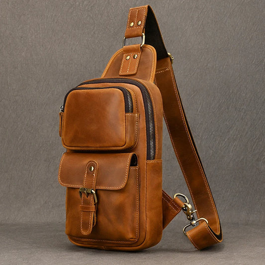 Leather Chest Bag