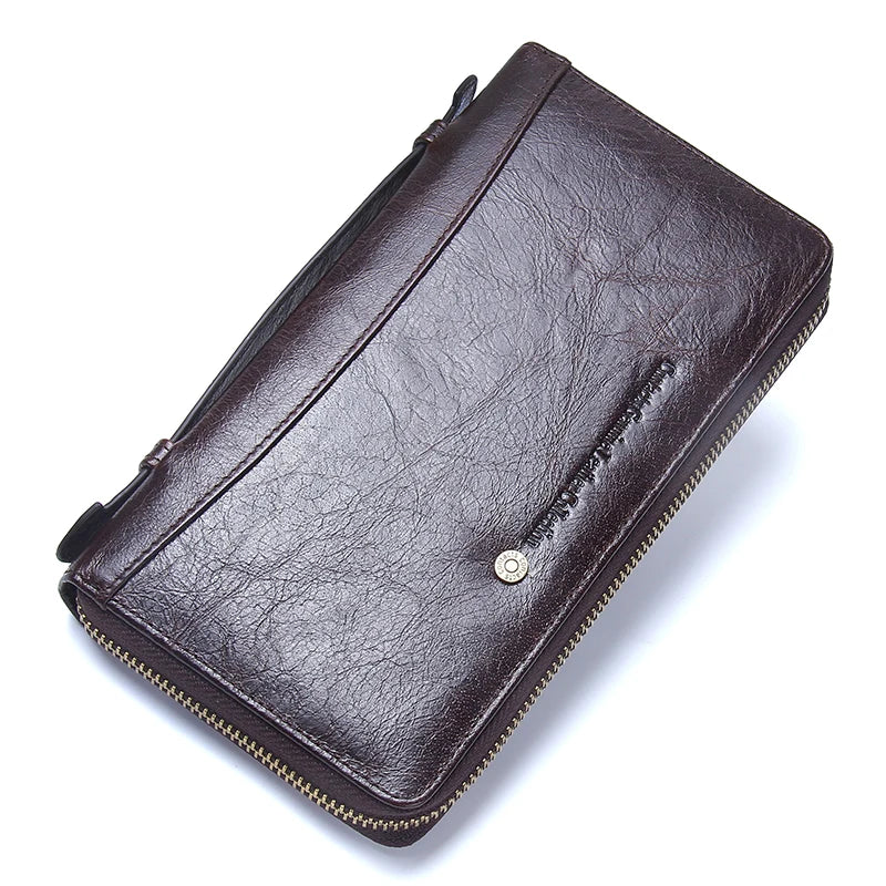 Leather Wallets and Phone Holder Multifunction