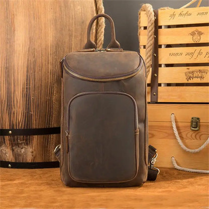 Leather Crossbody Bag Titan