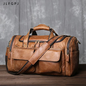 Retro Leather Travel Bag