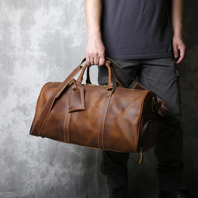 Leather Suitcase Texas