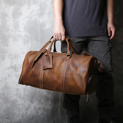 Leather Suitcase Texas