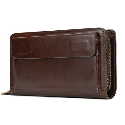 Leather Wallets Long Business