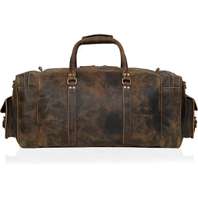 Large Leather Duffel Bag