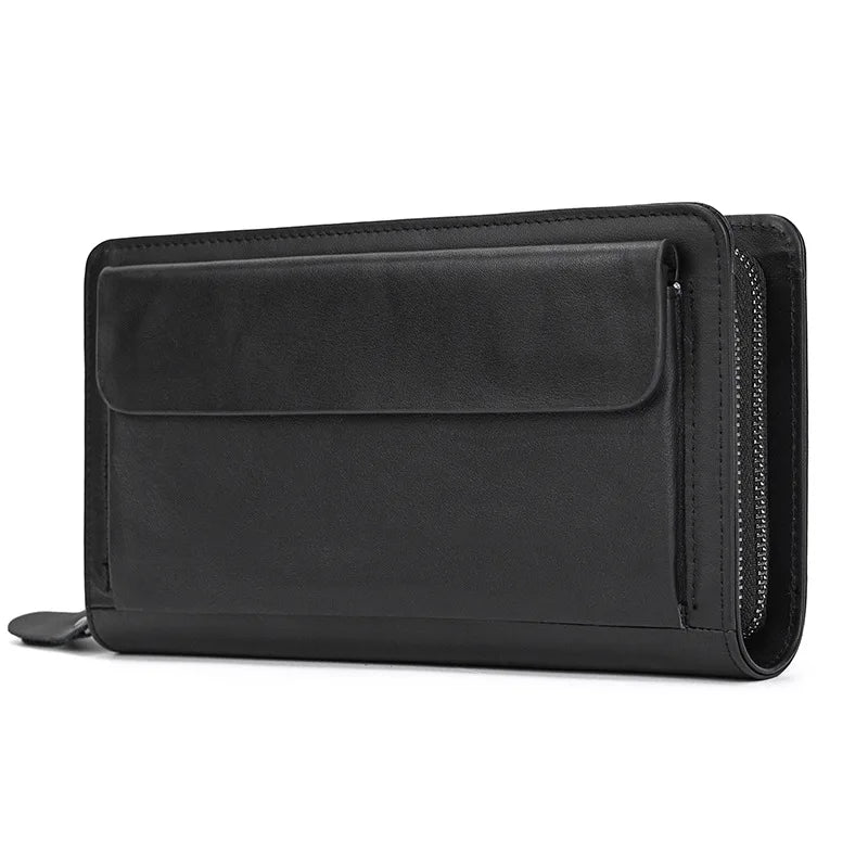 Leather Wallets Long Business