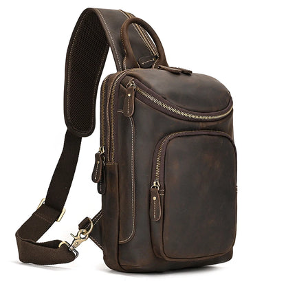 Leather Crossbody Bag Titan