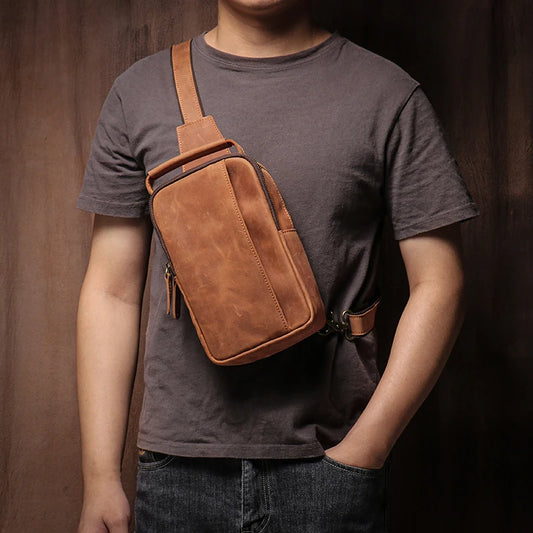 Leather Crossbody Bag Hunter